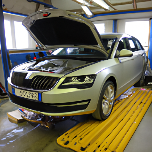 Udskiftning af forhjulsleje Skoda Superb